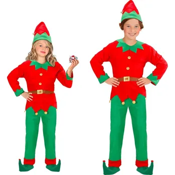 Karnevalový kostým Santův malý pomocník elf - Pro věk 11-13 let