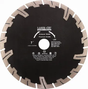 Řezný kotouč LASER CUT L00124 - diamantový segmentový kotouč 180 x 22,23 x 7 mm LSP