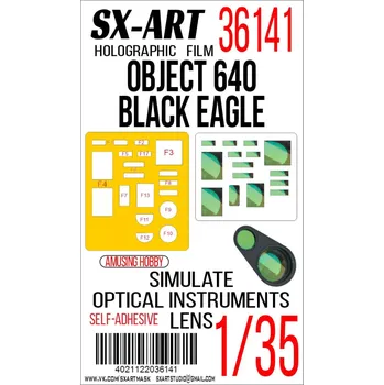 Plastikový model SX-ART 1/35 Holographic film Object 640 Black Eagle (AMU)