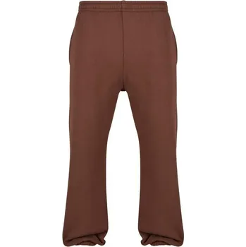 Build Your Brand Hebké pánské tepláky Fluffy - Čokoládová | 3XL