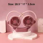 Mini přenosný větrák na krk | přenosný ventilátor - 1ks Taro fialová