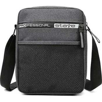 Pánská voděodolná crossbody taška | pánské kabelky, pánská móda - Tmavě šedá