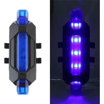 Cyklosvítilna Název: Vodotěsné LED světlo na kolo s USB nabíjením Popis: - modrý