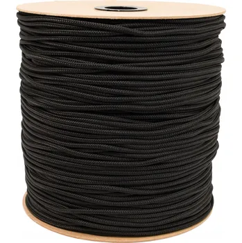 Lany POLYPROPYLENOVÉ LANO ČERNÉ PLETENÉ 6mm 10M