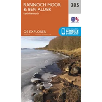 Encyklopedie Rannoch Moor and Ben Alder - Ordnance Survey [EN] (2015, Skládaná mapa, Ordnance Survey)