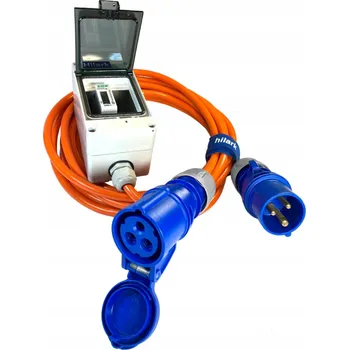 Napájecí kabel Prodlužovací Kabel s měřičem PUR H07BQ-F 3x2,5 pro karavan kemping 3m