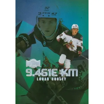Karetní hra insert RC karta LOGAN COOLEY 23-24 Metal Universe 9,461e KM číslo LY-4