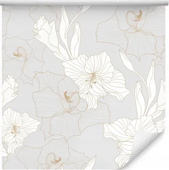 Fototapeta Tapeta do obýváku skica tropické KVĚTY příroda