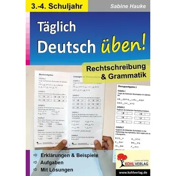 Německý jazyk Deutsch-Flyer Rechtschreibung & Grammatik - Hauke, Sabine