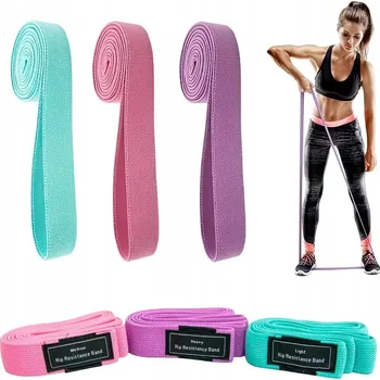 Obraz Sada posilovacích gum Fitness 3 ks