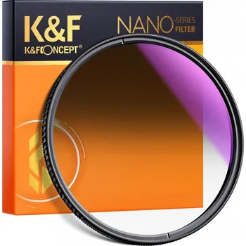 K&F ŠEDÝ PŘECHODOVÝ FILTR NanoX GND8 Soft 49mm