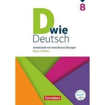 Kniha D wie Deutsch 8. Schuljahr. Arbeitsheft mit Lösungen - Grünes, Sven [DE] (2021, Měkká, Cornelsen Verlag GmbH)