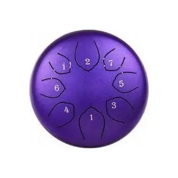 HLURU TOY8-6-LAVENDER Jazykový buben (Tongue Drum) Tank Handpan