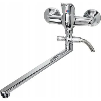 Vodovodní baterie Nástěnná vanová a sprchová baterie Sea-Horse SONIA stříbrná