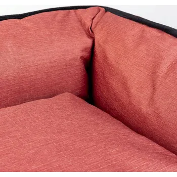 Pelíšek pro psa DUVO+ PELÍŠEK POLY „S“ ČERVENÝ 60x45x20 cm