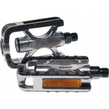 Pedál na kolo Platformové pedály Neco WP-940 stříbrné