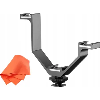 Bezpečnostní kamera Držák JJC VB-125 trojitý | Patice pro blesk (cold shoe), závit 1/4"