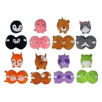 plyšák Maska poduszka zwierzęta MIX