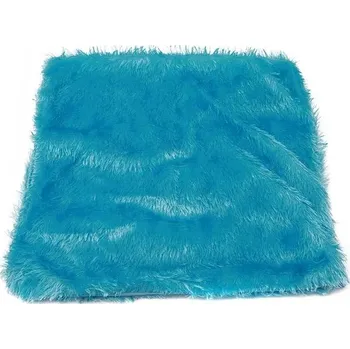 Povlak na polštářek Umělá kožešina | domácí dekorace | povlak na polštář - nebesky modrá