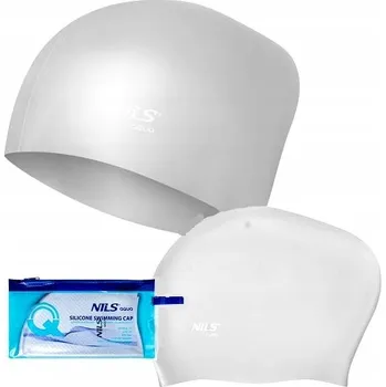 Plavecká čepice Silikonová plavecká čepice Nils Aqua šedá