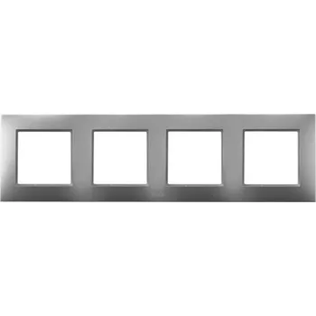 Rámeček čtyřnásobný Ospel stříbrný