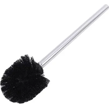 WC štětka Toaletní kartáč s nerezovým držákem | wc kartáč - černý
