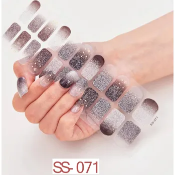 Přípravek na nehty Sada módních nálepek na nehty - SS-071