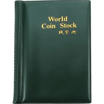 Sběratelství Album na mince pro sběratele | kniha na mince - Tmavě zelená