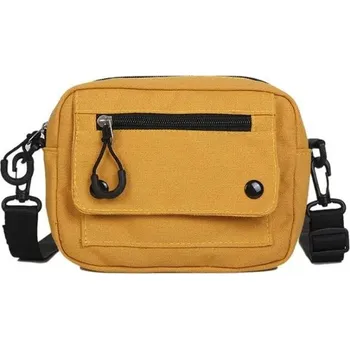 Kabelka Dámská plátěná kabelka přes rameno | malá crossbody taška - žluť