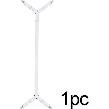 Prostěradlo Držák prostěradla s upínacími pásky | Upínací spony na matrace - BÍLÝ