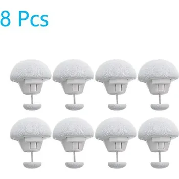 Povlečení Klip na povlečení protiskluzový | Držák na přikrývku, Zajišťovací klip - 8ks Bílá