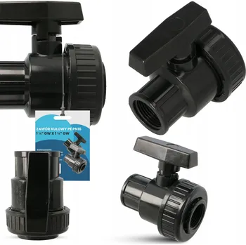 Instalatérský materiál Kulový Kohout šroubovací PN16 PE spojka 1 1/4x1 1/4