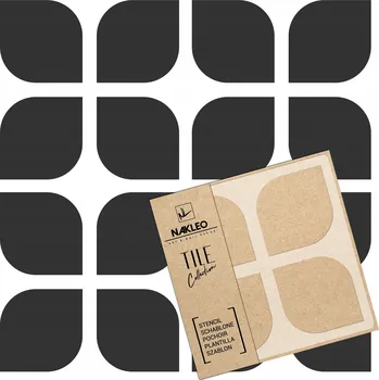 Šablona na malování OBKLADY DLAŽDIČKY Opakovaně Použitelný 20x20cm Vzor Geometrie TERUEL