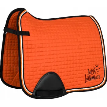 Podsedlová Dečka pro koně START Halloween FlyingBats oranžová DR