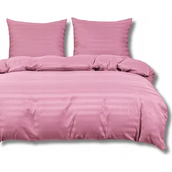 Povlečení SADA POVLEČENÍ DAMAŠEK 140x200 RŮŽOVÁ