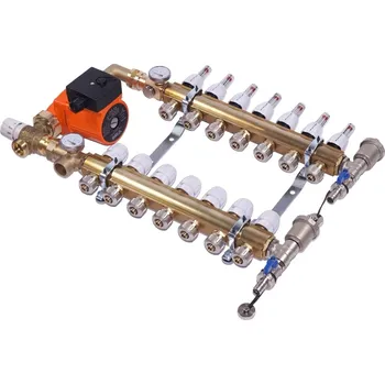 rozdělovač topení Rozdělovač 7 s Čerpadlovou Skupinou pro Podlahové Topení IBO