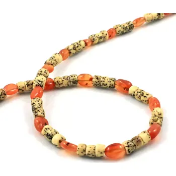 Náhrdelník Náhrdelník Korále arekové s karneolem