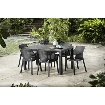 Zahradní sestava Elvisia Zahradní set LARRY 6+1 | grafit