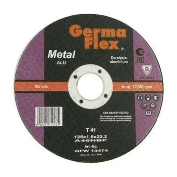 Příslušenství k brusce KOTOUČE NA ŘEZÁNÍ HLINÍKU 125 mm x 1,6 mm / 50 KS