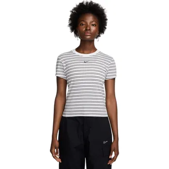 Dámské tričko s krátkým rukávem Nike NSW NK CHLL KNT TEE PNX W bílé HF9524-100 - S | UK 10,5 | US 11,5