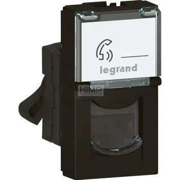 Elektrická zásuvka Internetová zásuvka do podlahy Legrand černá