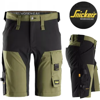 Pracovní oblečení Krátké kraťasy Snickers Snickers 6173 AllroundWork Khaki, velikost 48