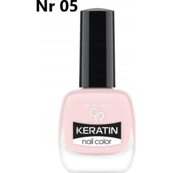 Lak na nehty Golden Rose Keratin 05 béžový lak na nehty 10,5 ml