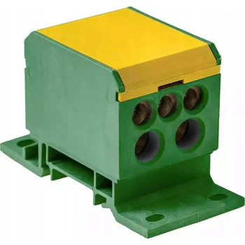vypínač Rozdělovací blok žluto-zelený Pawbol 600V IP20 160A