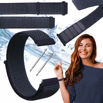 Řemínek na hodinky Řemínek ChronSmarta pro Xiaomi 20mm černý