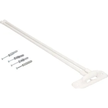 Držák na ručník VĚŠÁK NA RUČNÍKY DVOURAMENNÝ BÍLÝ DRŽÁK