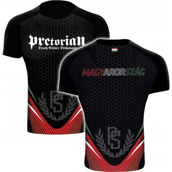 Oblečení pro bojové sporty TRÉNINKOVÉ TRIČKO RASHGUARD PRETORIAN vel. M