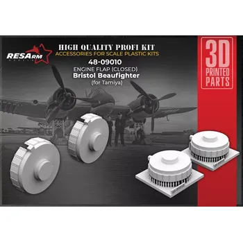 Plastikový model RESARM 1/48 Bristol Beaufighter Engine Flaps closed (TAM)