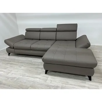 Sedací souprava VÝPRODEJ: Kožená rohová sedací souprava CAROLINA Pravý roh