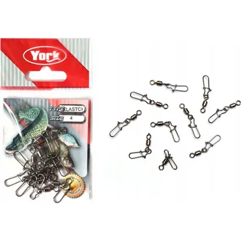 Obratlík s karabinkou York Lux